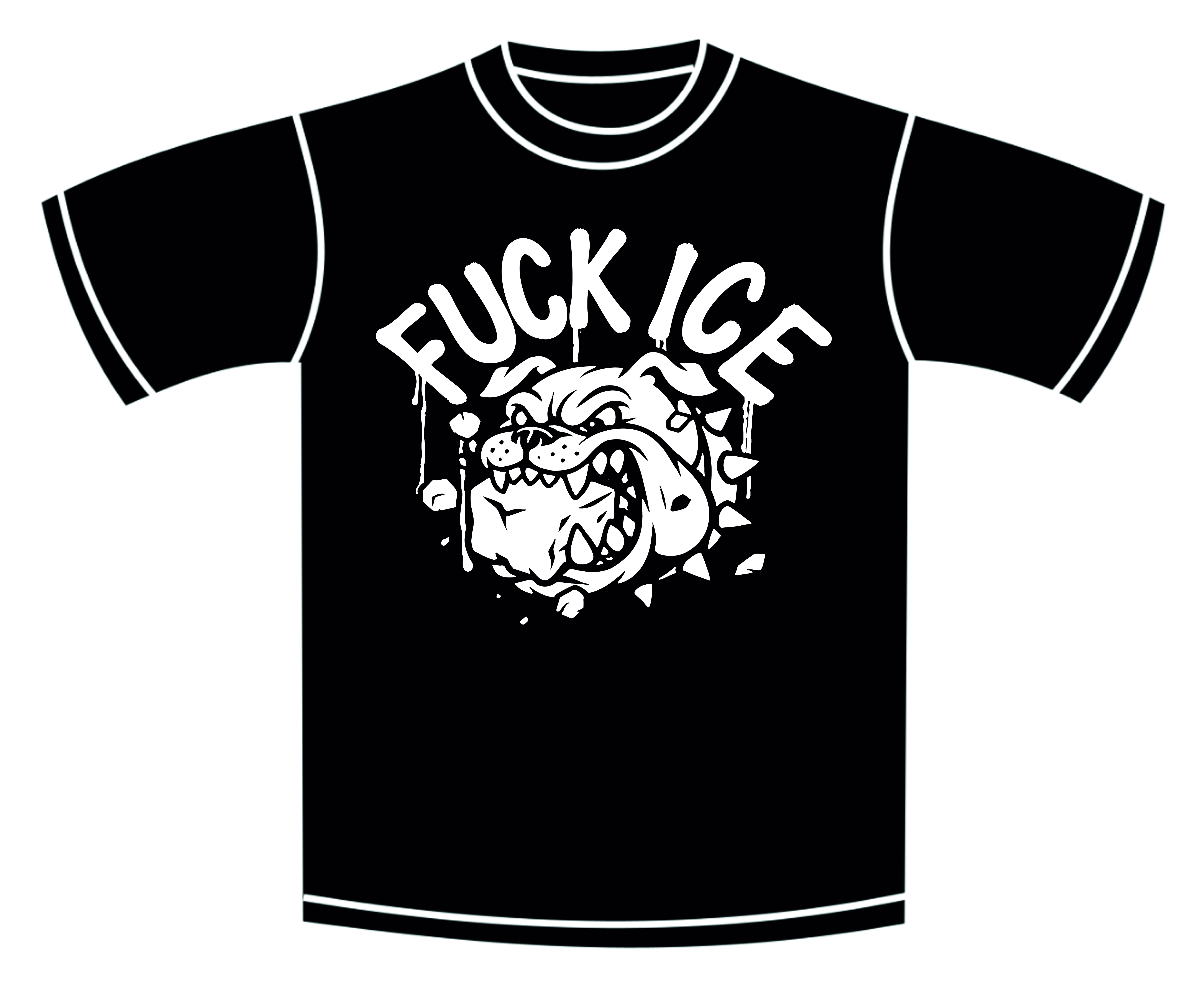 FUCK ICE T-Shirt – Black