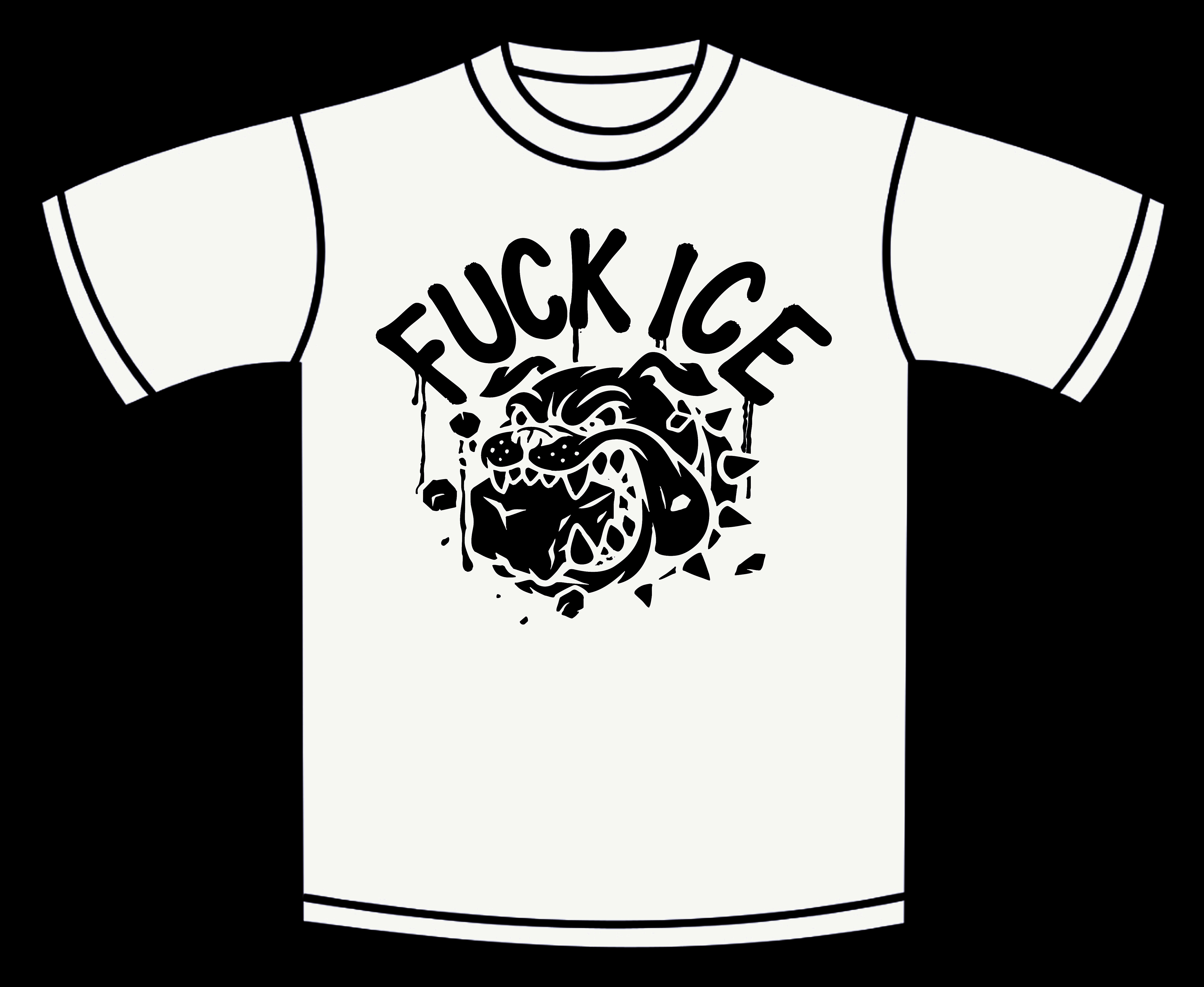 FUCK ICE T-Shirt – White