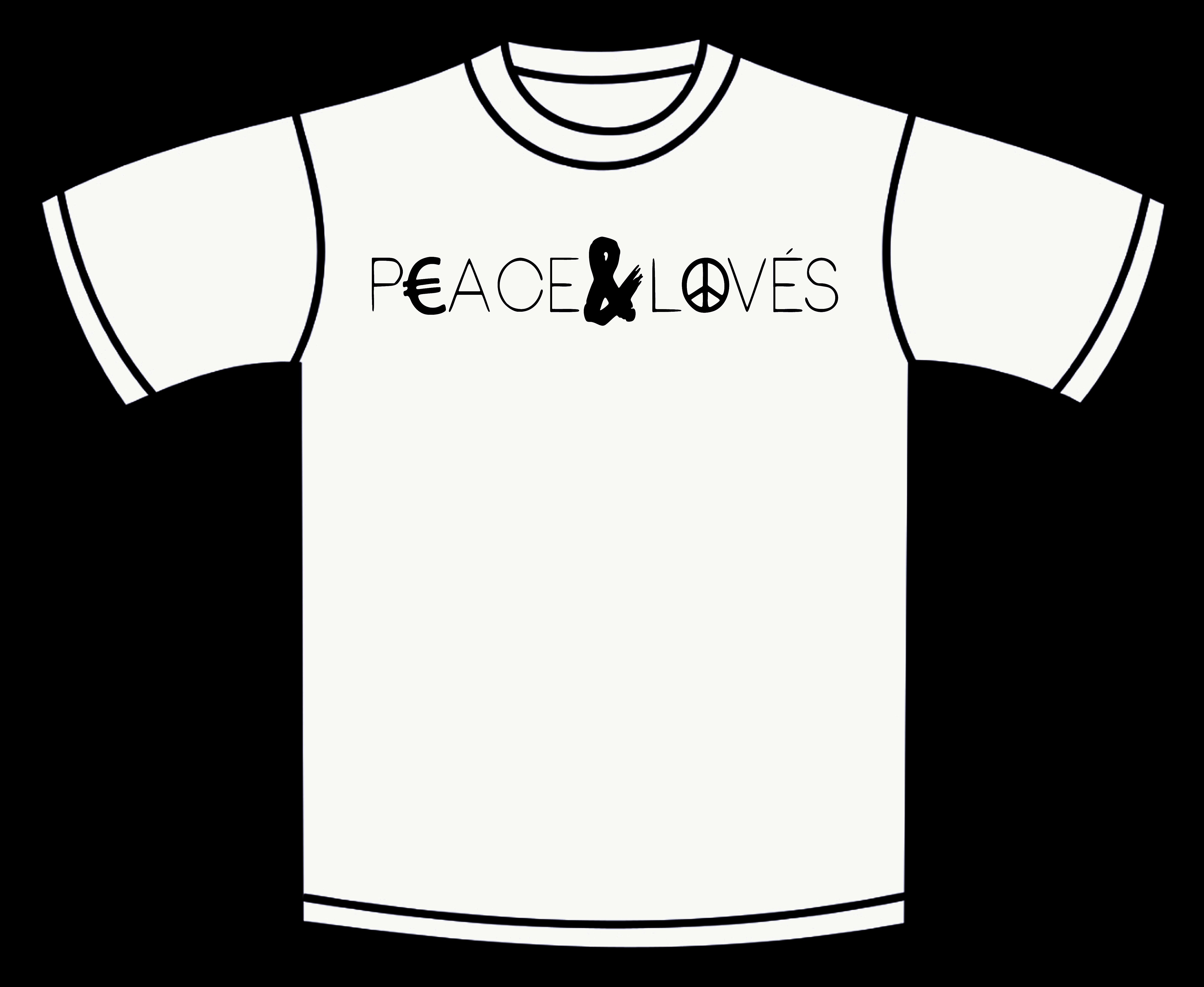 Peace & Loves T-Shirt – White