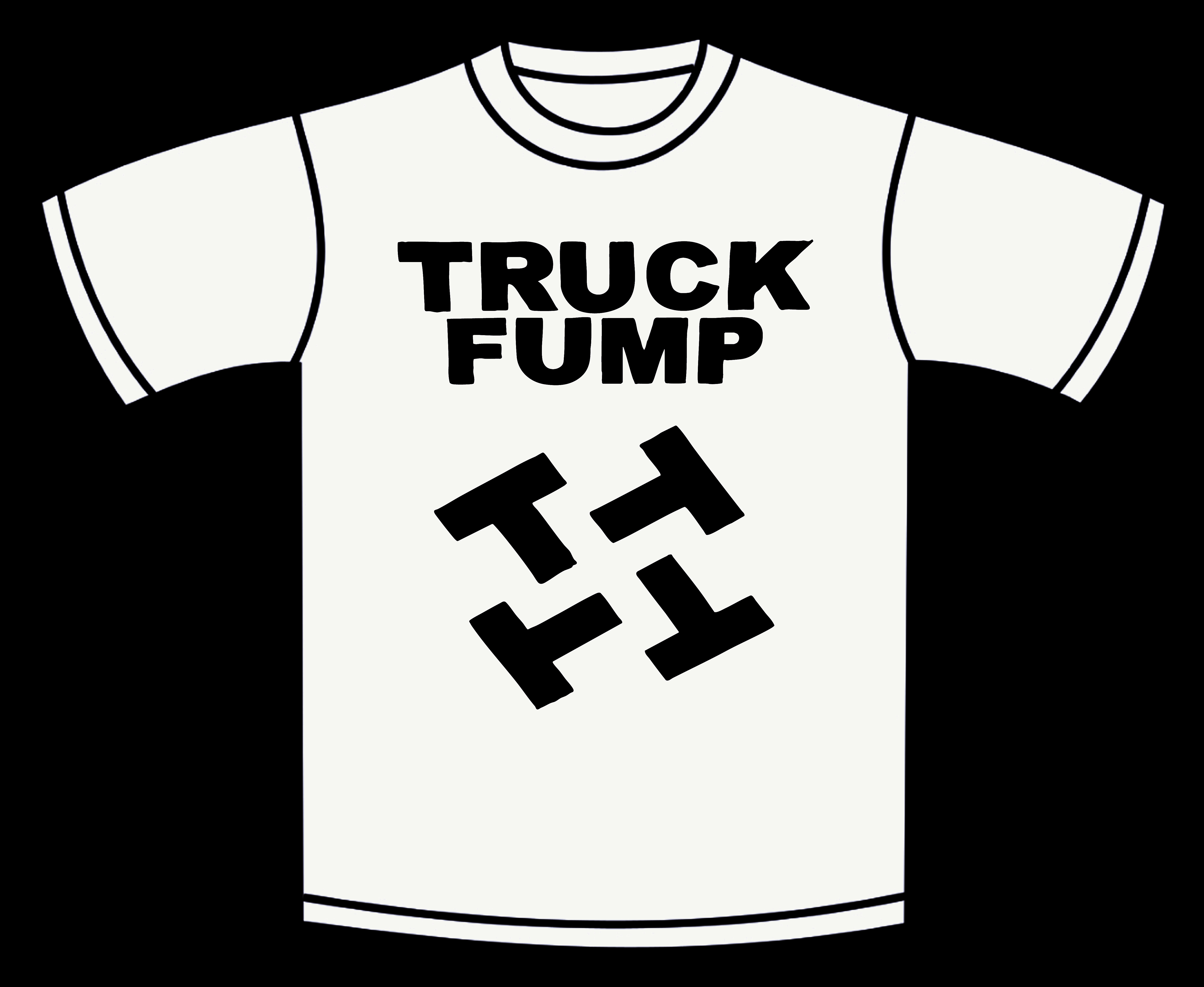 Truck Fump T-Shirt – White